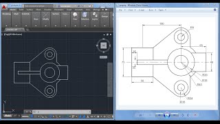 2D Autocad practice drawing [upl. by Weigle993]