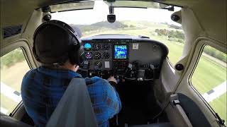 Rolling off runway 17 at Waiheke New Zealand [upl. by Notsag]