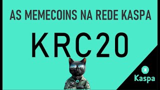 MEMECOINS NA REDE KASPA A BUSCA DO OURO [upl. by Penni]