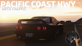 873BHP Nissan Skyline R32 GTR Car link  SUNDAY DRIVE on Pacific Coast HwyPCSteering Wheel 1440p [upl. by Mildrid]