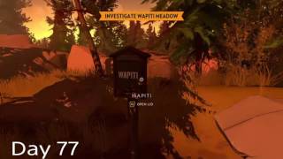 Firewatch  Audio Tour DLC  Day 77  Bee Plot Trophy [upl. by Eenalem]