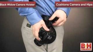 BampH Reviews the Spider Holster  Black Widow Camera Holster amp Belt Kit DISCONTINUED [upl. by Ymar]