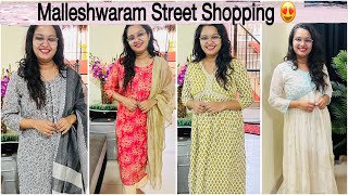 Malleshwaram Street Shopping Vlog 😍 [upl. by Tawnya]