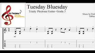 Tuesday Bluesday  Trinity Plectrum Guitar  Grade 3 [upl. by Keeryt840]