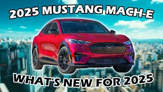 Whats New on the 2025 Ford Mustang MachE [upl. by Breena833]