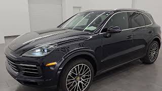 2021 PORSCHE CAYENNE S AWD MOONLIGHT BLUE METALLIC 4K WALKAROUND 25T25B [upl. by Letnohs]