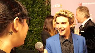 JACK DYLAN GRAZER  Interviewed at the 3rd Annual HCA Awards 2020 [upl. by Xaviera496]