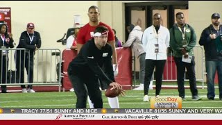 Sound Bite Hall of Fame Baker Mayfield Pro Day [upl. by Aikimat]