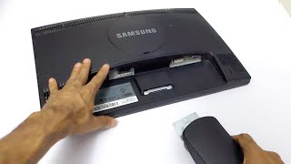 How to Remove Samsung Monitor Stand old model [upl. by Carberry]