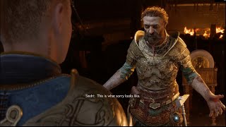 Kratos and Atreus Meet SINDRI After BROKs Death  God of War Ragnarok [upl. by Diraf]