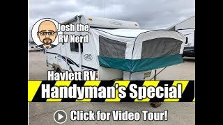 Sold HANDYMANS SPECIAL 2003 Trail Lite Bantam 22S Hybrid Travel Trailer [upl. by Lodnar824]