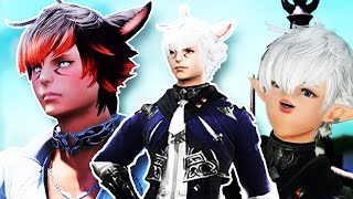 FFXIV Tries Alphinaud Hair Once shorts [upl. by Lynch443]