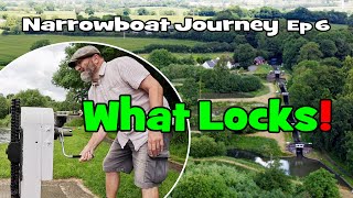 411 Narrowboat Journey  Watford Locks Again  Part Six [upl. by Fee694]