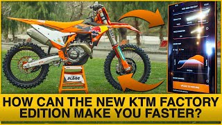 Can the 2024 KTM 450 SXF Factory Edition Make You Faster  First Look [upl. by Haveman]