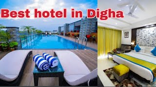 Best hotel in dighaCygnett Inn Sea View।।Room Tour।। Buffet Breakfast [upl. by Assilat]