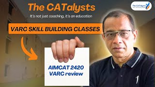 AIMCAT 2420 VARC review [upl. by Einafit]