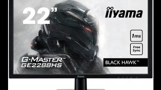 iiyama GMaster Black Hawk GE2288HSB1 Eng Review [upl. by Eikcid95]