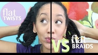 Flat Twists vs Flat Braids [upl. by Aurita]