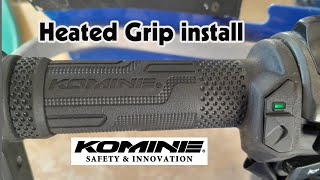 Komine Heated grip install [upl. by Dustin]