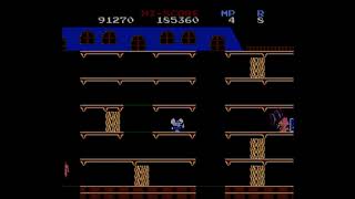 Mappy longplay Famicom  NES 276510pts round 29 [upl. by Uoliram810]