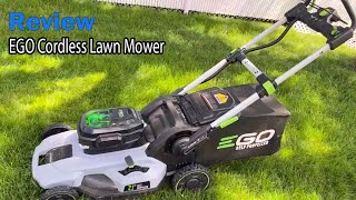 EGO Cordless Lawn Mower Features and Review [upl. by Bartle415]