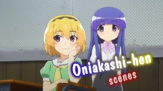 Every Rika and Satoko scene in Oniakashihen [upl. by Soo]