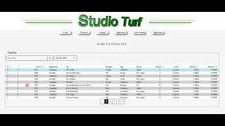 Logiciel Studio Turf online v50  Courses hippiques PMU tutoriel vidéo [upl. by Jerri]