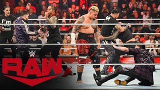 The Bloodline brawl with Judgment Day Raw Jan 16 2023 [upl. by Weidar]