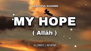 My Hope  ALLĀH   slowedreverb  Beautiful Nasheed  Muhammad Al Muqit Notesofhope1 [upl. by Cochard948]