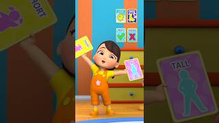 Opposite Song shorts nurseryrhymes kidssongs cartoonvideos ytshorts [upl. by Ravo397]