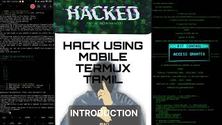 Complete Termux tutorial in tamil Introduction  TERMUX  CODE X TAMIL [upl. by Amend698]