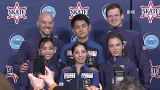 Pairs Free Skate Press Conference  2024 Skate America ISU Grand Prix [upl. by Ciro525]