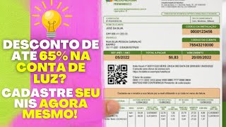 ATUALIZADO Como CADASTRAR o NIS na conta de ENERGIA ELÉTRICA e ter DESCONTO [upl. by Sucramal]