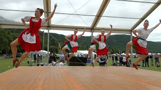 Irish Jig Scottish Highland Dance competition during 2023 Ballater Highland Games [upl. by Alister518]