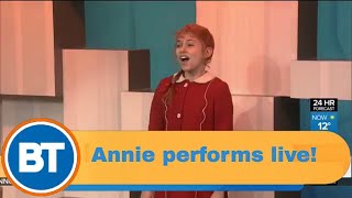 Annie performs live [upl. by Keefe880]