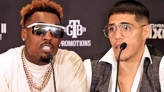 HIGHLIGHTS  JERMELL CHARLO VS BRIAN CASTANO HAVE FIERY PRESS CONFERENCE AS BOTH GO BACK amp FORTH [upl. by Kimberly]