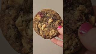 Raspberry White Chocolate Cookies recipe cookies baking sweet sweetrecipe [upl. by Naawaj]