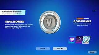 FREE VBUCK REWARD for EVERYBODY [upl. by Sira]