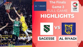 Al Riyadi vs Sagesse Full Game Highlights LBL Finals Game 3 [upl. by Schilit]