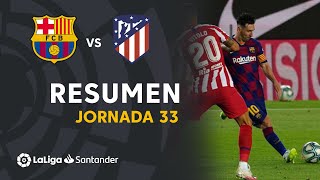 Resumen de FC Barcelona vs Atlético de Madrid 22 [upl. by Harwilll]