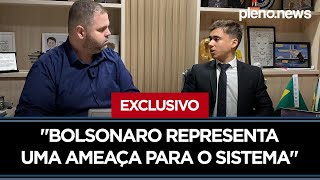 NIKOLAS FERREIRA quotBOLSONARO REPRESENTA UMA AMEAÇA PARA O SISTEMAquot  PLENONEWS [upl. by Airetal]