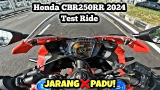 Honda CBR250RR 2024 Malaysia  NEW FACELIFT  TEST RIDE  JARANG❌️PADU [upl. by Nitsyrc]