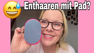 Enthaarung Pads First Impression ob das wohl funktioniert [upl. by Oizirbaf]