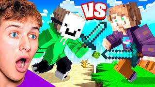 MrBeast vs DREAM Minecraft BATTLE full fight [upl. by Marysa]