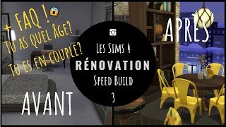 Les Sims 4  FAQ ET RÉNOVATION DUN APPART 3 [upl. by Valoniah]