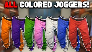 How To Get All Colored Joggers In GTA 5 Online No BEFF [upl. by Nivla]