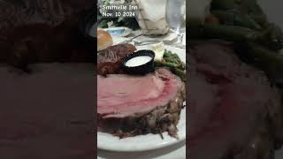 Prime Rib Selection SmithvilleInn wedding love [upl. by Fanya261]