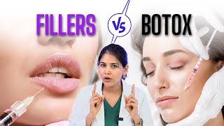 Difference Between Fillers and Botox  How Treatment Works Before amp After  Dr Priyanka Reddy [upl. by Theola]