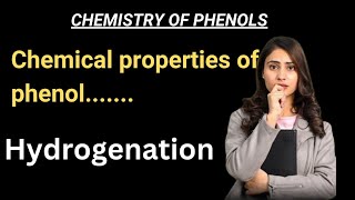 Chemical properties of phenol  hydrogenation of phenol [upl. by Ruelle]