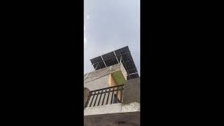 Solar Rooftop installation in Rajkot City Rajkot City Many space in installation [upl. by Eirffej]